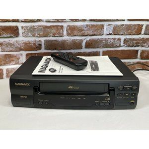 ✅Philips Magnavox VR400BMG21 VCR Video Cassette Recorder VHS Player 4 Head